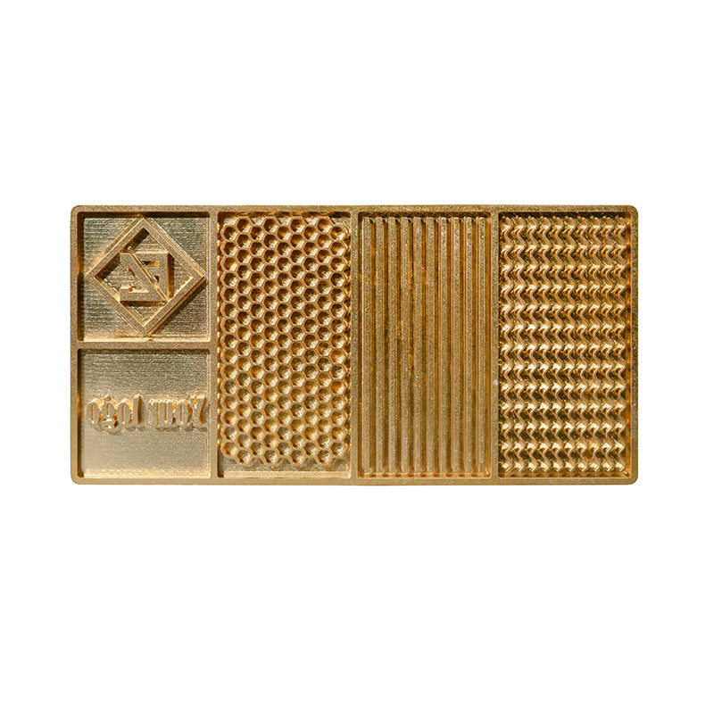 Ice Cubes Stamp Tray for Cocktails Custom 4x4insh & 4x8 insh Ice Stamp Designs Plate Brass Personalized Bar Ice Stamp