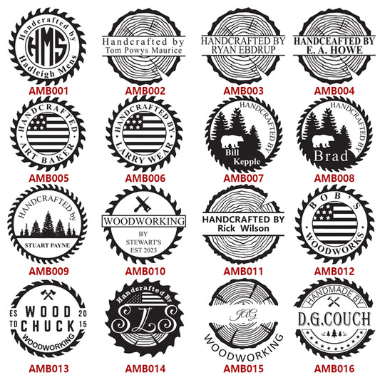 Wood Brand Iron Stamp Custom Logo Brass Die Design Hot Stamp Leather Cake Burger Burning Iron Stamp