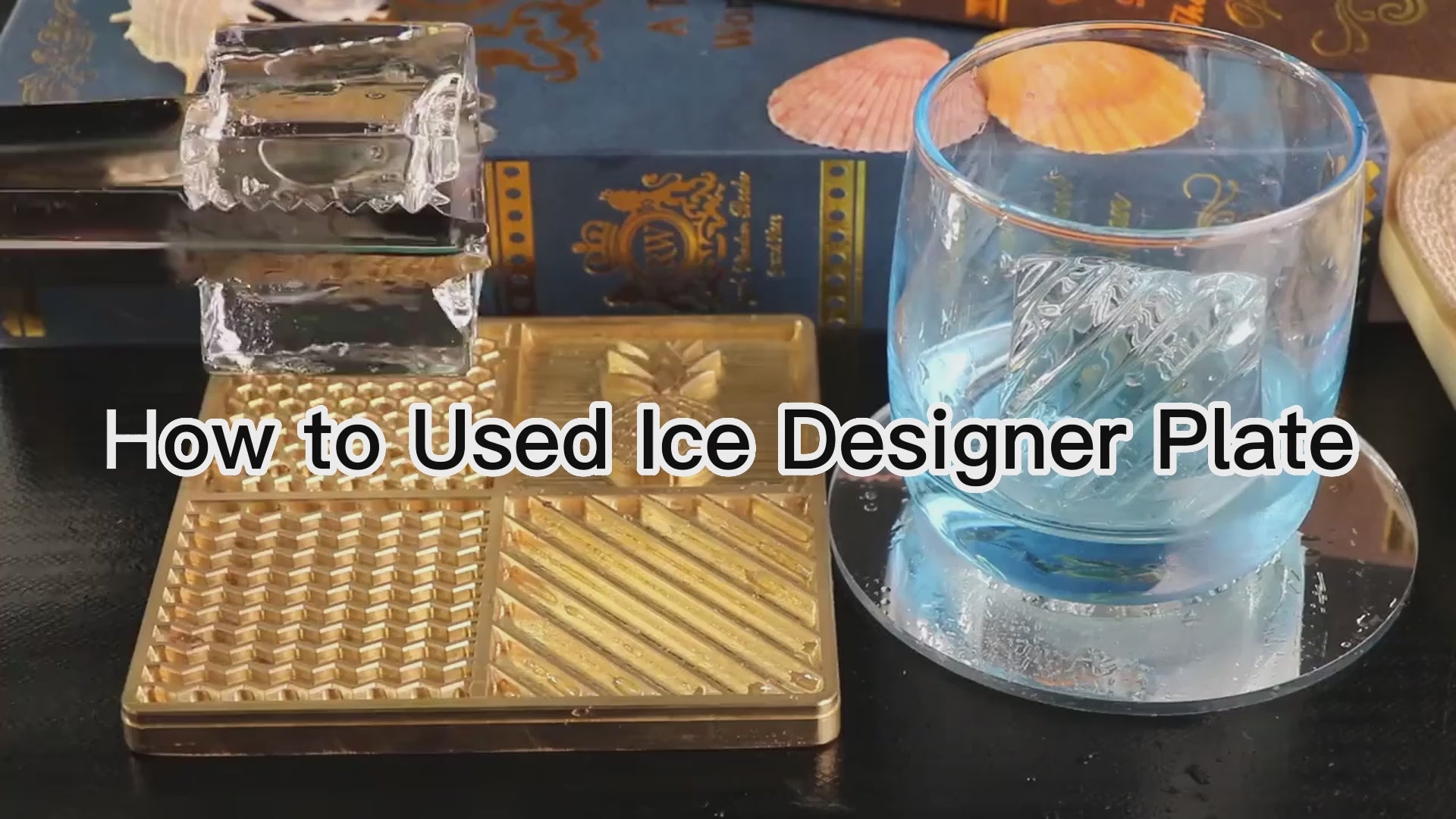 Customizable Ice Stamp with Postage Stamp Design Brass Hot Foil Lettering Brand Printing