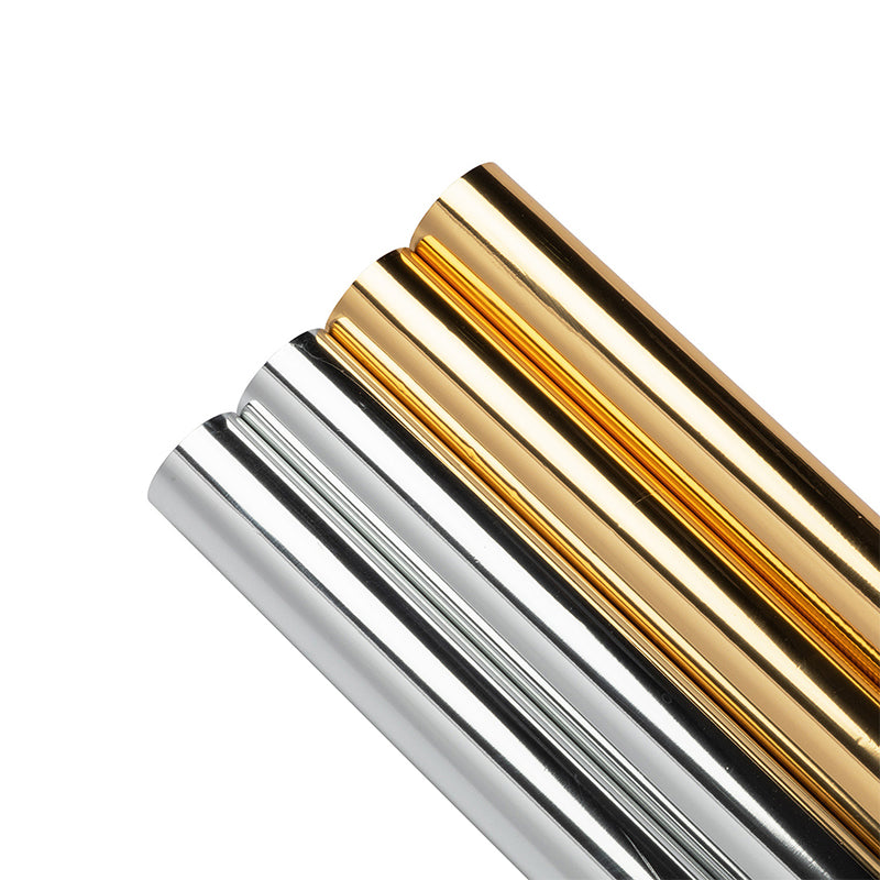 Hot Foil Stamping Paper for Leather Bronzing Machine PU Heat Transfer Anodized Gilded Paper DIY Decoration for Cloth Package Box