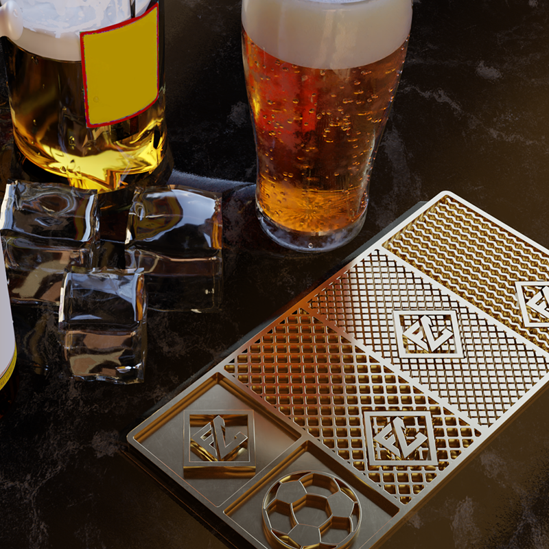 Bar Ice Stamp Brass Ice Plate Ice Mold Branding DIY