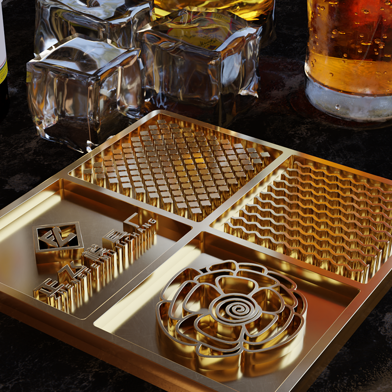 Bar Ice Stamp Brass Ice Plate Ice Mold Branding DIY