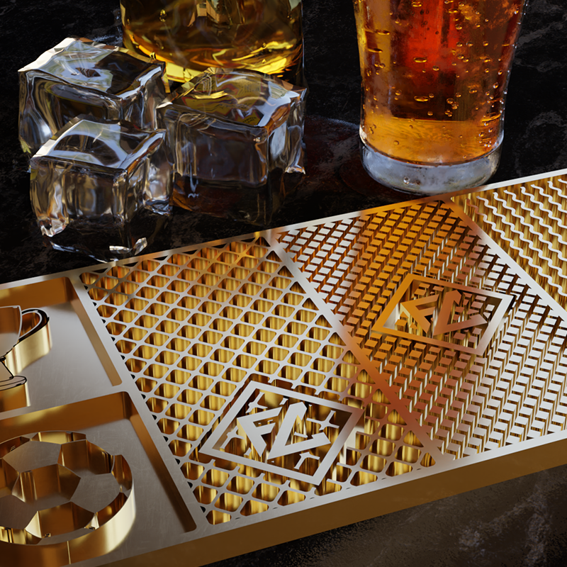 Bar Ice Stamp Brass Ice Plate Ice Mold Branding DIY