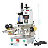 Load image into Gallery viewer, ZHENGFEI QS-101 Pneumatic Digital Hot Foil Stamping Machine