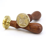 Wax Seal Stamp Custom Brass Head Wooden Handle