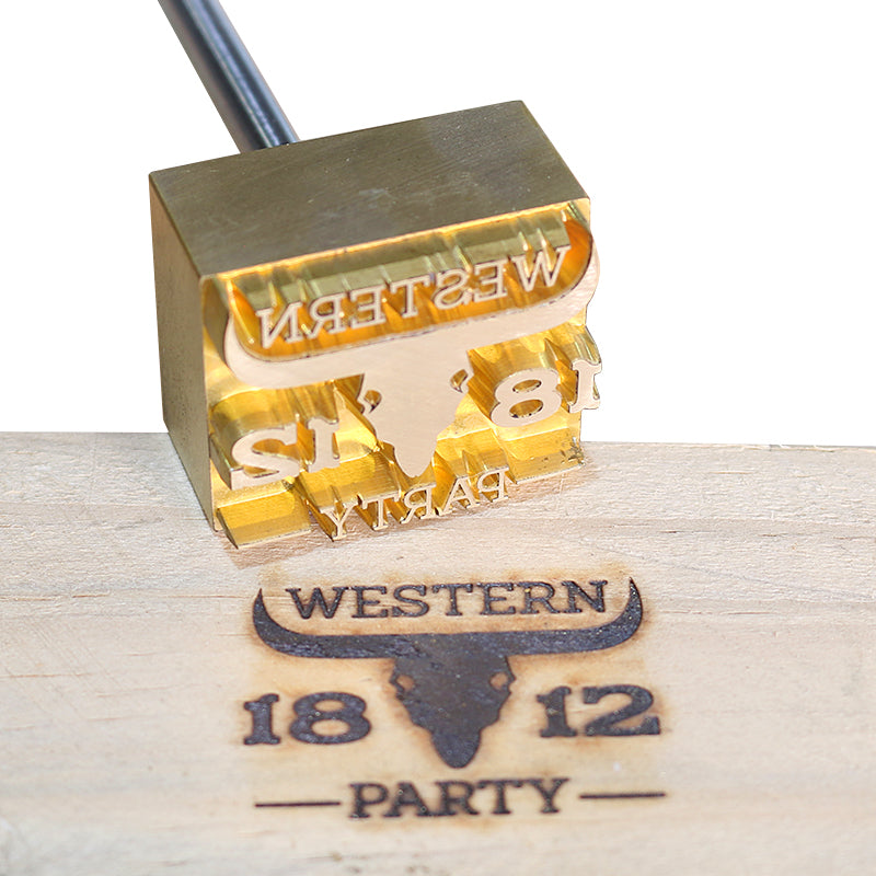 Custom Branding Iron for Wood Wedding Bread Making